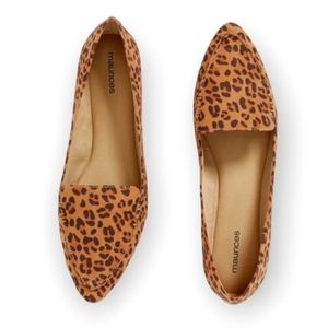 MAURICES Animal Print Microfibre Loafers